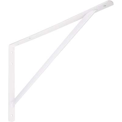 20" SHELF BRACKET WHITE