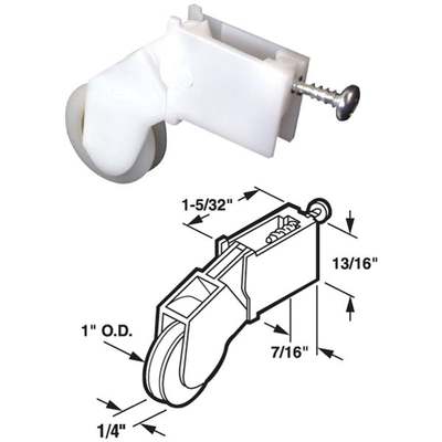 111370 ROLLER,SCREEN DOR