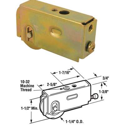 Glass Door Roller Assembly