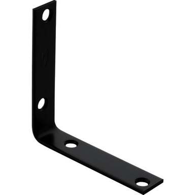 3-1/2X3/4 BLK CRNR BRACE