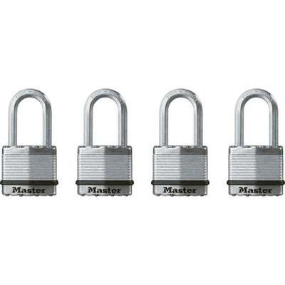 4PK 1-3/4 MAG LG PADLOCK