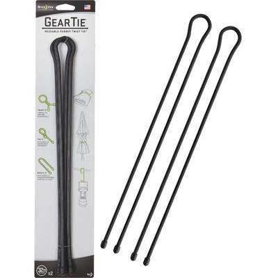 BLK 32" 2PK TWIST TIE