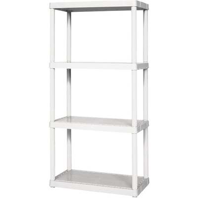 4TIER WHT 24X12X48 SHELF