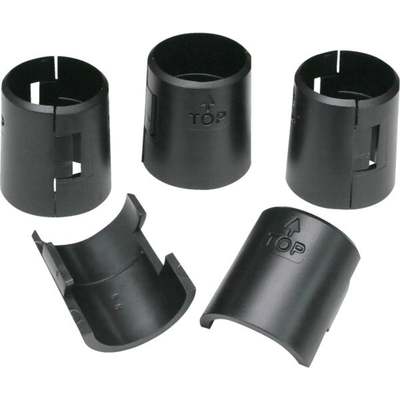 4 PK BLACK PLASTIC CLIP