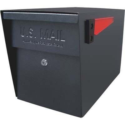 CURBSIDE LOCKING MAILBOX BLK