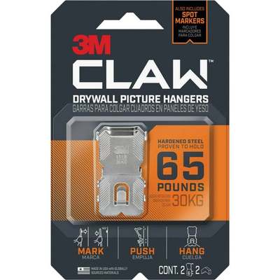 2ct 65lb Claw Hanger
