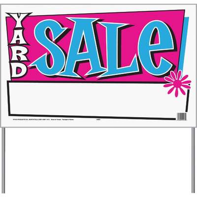 (e) 26x16 Yard Sale Bag Sign