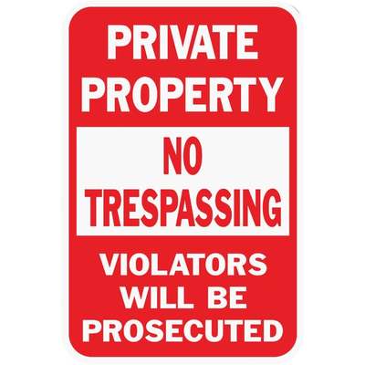 12x18 Private Property Sign