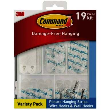 53PK CLR HOOK/STRIP KIT