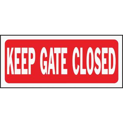 KEEP GATE CLOSED