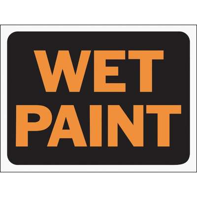 8.5X12 WET PAINT SIGN