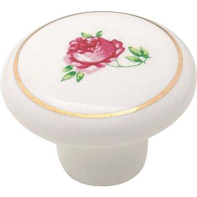 221WHT 1-1/2" WHITE CERAMIC KNOB