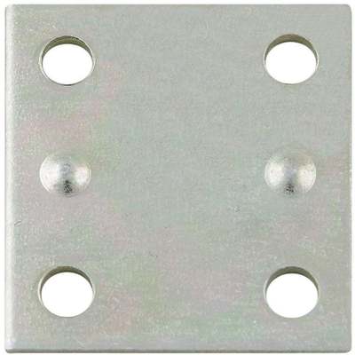 1-1/2"x1-3/8" Zn Mend Plate 4pk