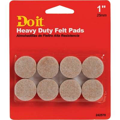 8PK 1" FELT LEVELING PAD