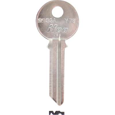 Y78 YALE DOOR KEY