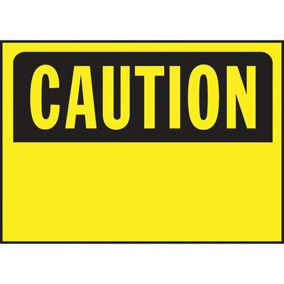 10x14 CAUTION SIGN