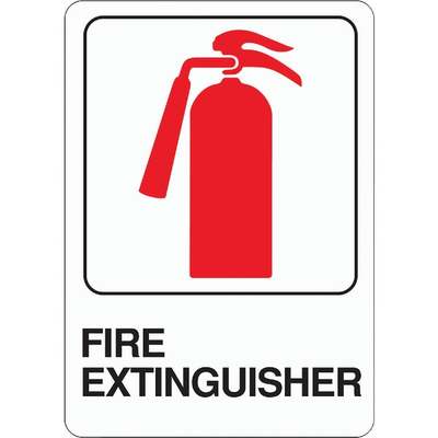 5x7 Fire Extingsher Sign