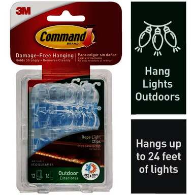 Outdr Rope Light Clips