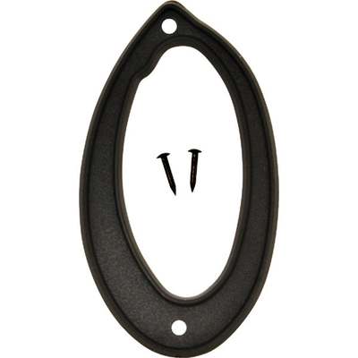 0  4" BLK PLASTIC NUMBER