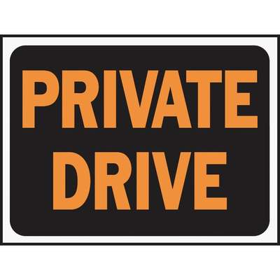 9x12 Private Drive Sign