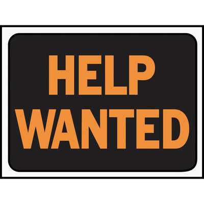 *SIGN HELP WANTED