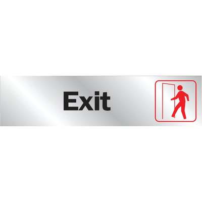 8-1/2x2 Exit Sign