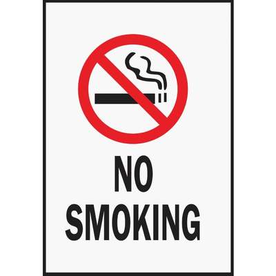 6-3/4X11 NO SMOKING SIGN
