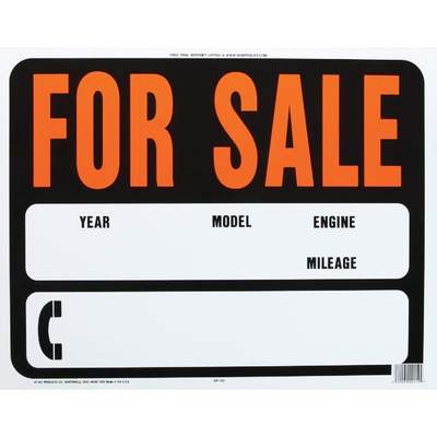 15x19 Auto For Sale Sign