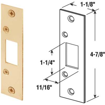 Deadbolt Strike Plate