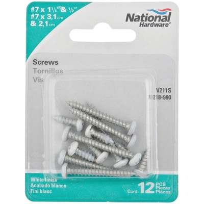 BRACKET SCREWS WHITE