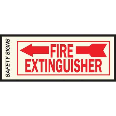 4X10 FIRE EXT LEFT SIGN