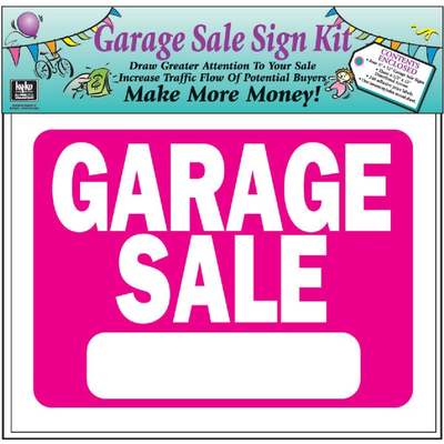 Garage Sale Sign Kit