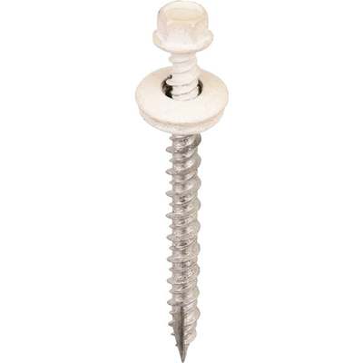 2" WHT SCREW W WASHER