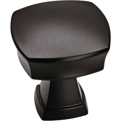 1.25" SQR BLACK KNOB