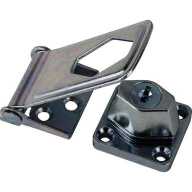 3.5" ZINC KEY LOCK HASP