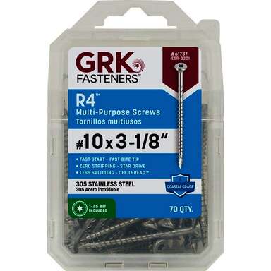 70CT 10X3-1/8" WD SCREW