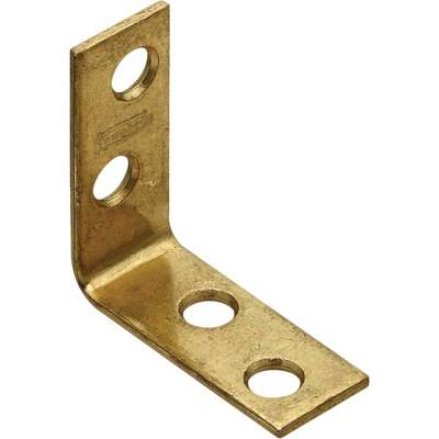 1-1/2X1-5/8" CORNER BRACE BRASS