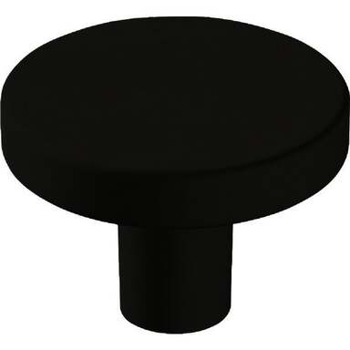 1-3/8" VERSA BLK KNOB