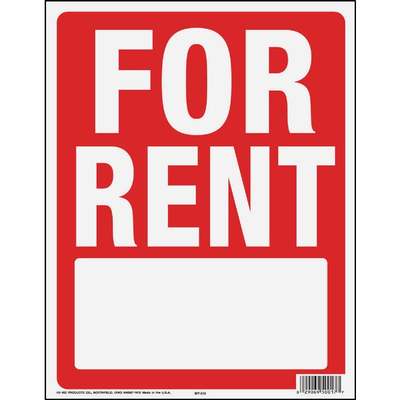 FOR RENT SIGN W/FRAME