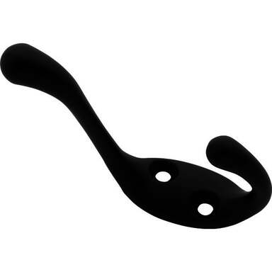 BLK HD COAT/HAT HOOK