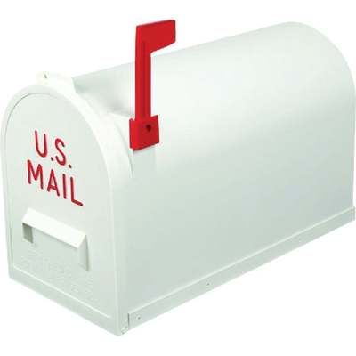#2 WHITE POLY MAILBOX