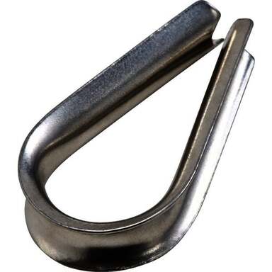 1/4" SS ROPE THIMBLE