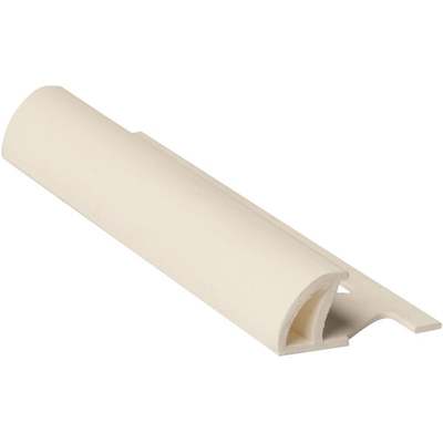 8'WHT RD VINYL TILE EDGE