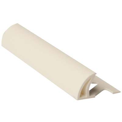 8'WHT RD VINYL TILE EDGE