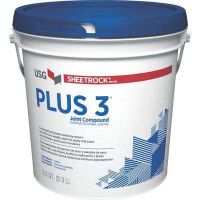 Sheetrock Plus 3 Pre-Mixed 3.5 Qt. Lightweight All-Purpose Drywall Joint Compound