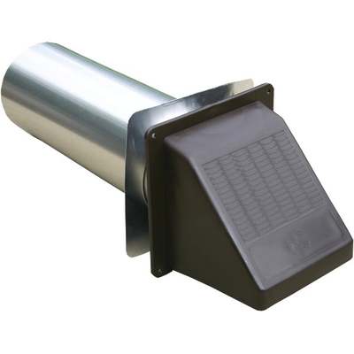 4" BRWN WIDE MOUTH HOOD