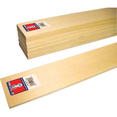 1/4x3 Basswood Board