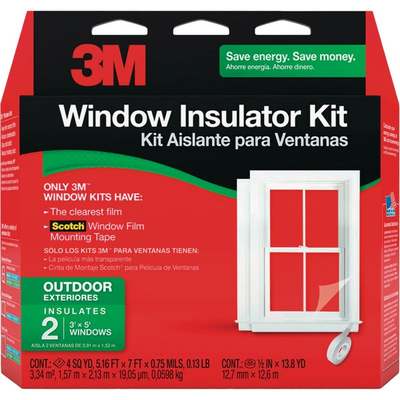 3M 62 In. x 84 In. Outdoor Window Insulation Kit (2-Pack)