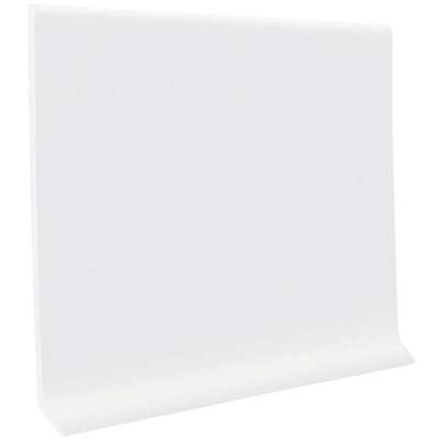 VINYL COVE BASE WHITE 4" X 20'