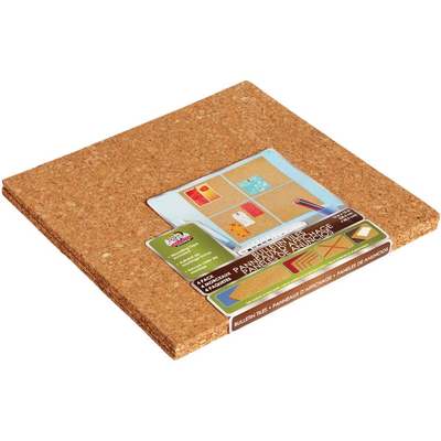 *CORK TILE LIGHT 12X12 (4-PK)